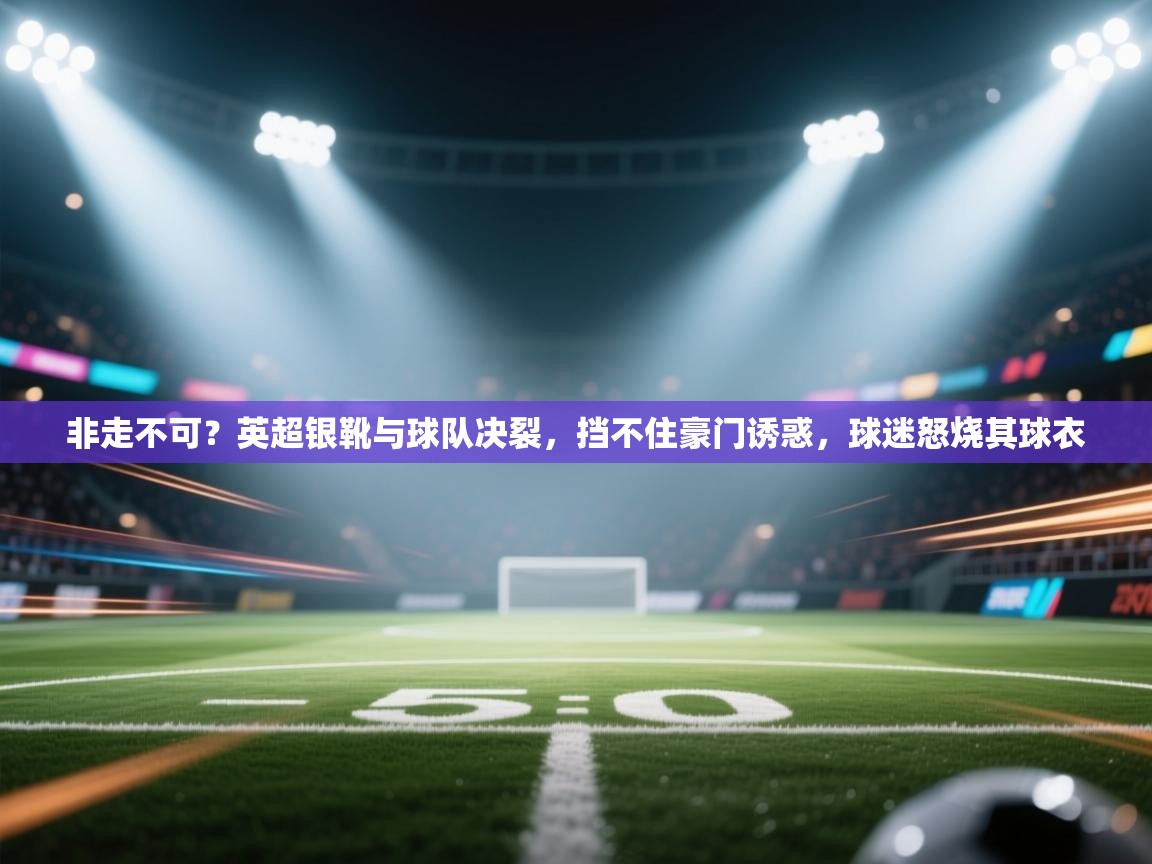 爱游戏真人体育娱乐-非走不可?英超银靴与球队决裂,挡不住豪门诱惑,球迷怒烧其球衣