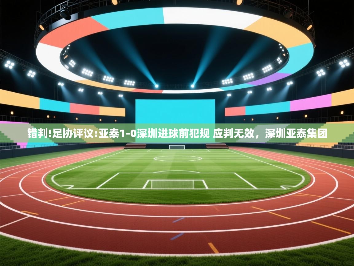 爱游戏-错判!足协评议:亚泰1-0深圳进球前犯规 应判无效,深圳亚泰集团